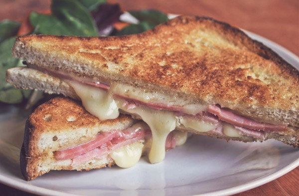 Tartine Cafe Ham and Cheese Sandwich